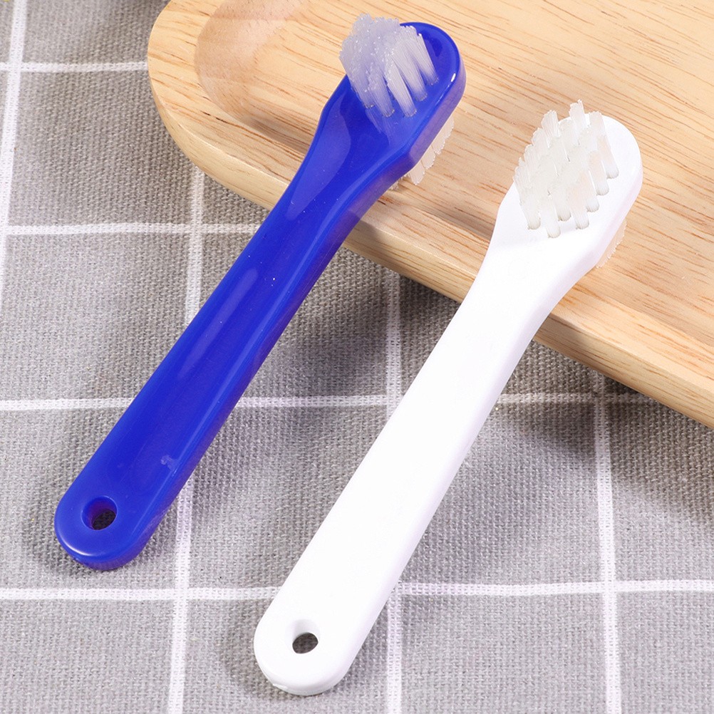  8 Pcs Denture Tooth Brush Cleaning Small Implant Toothbrush Hard