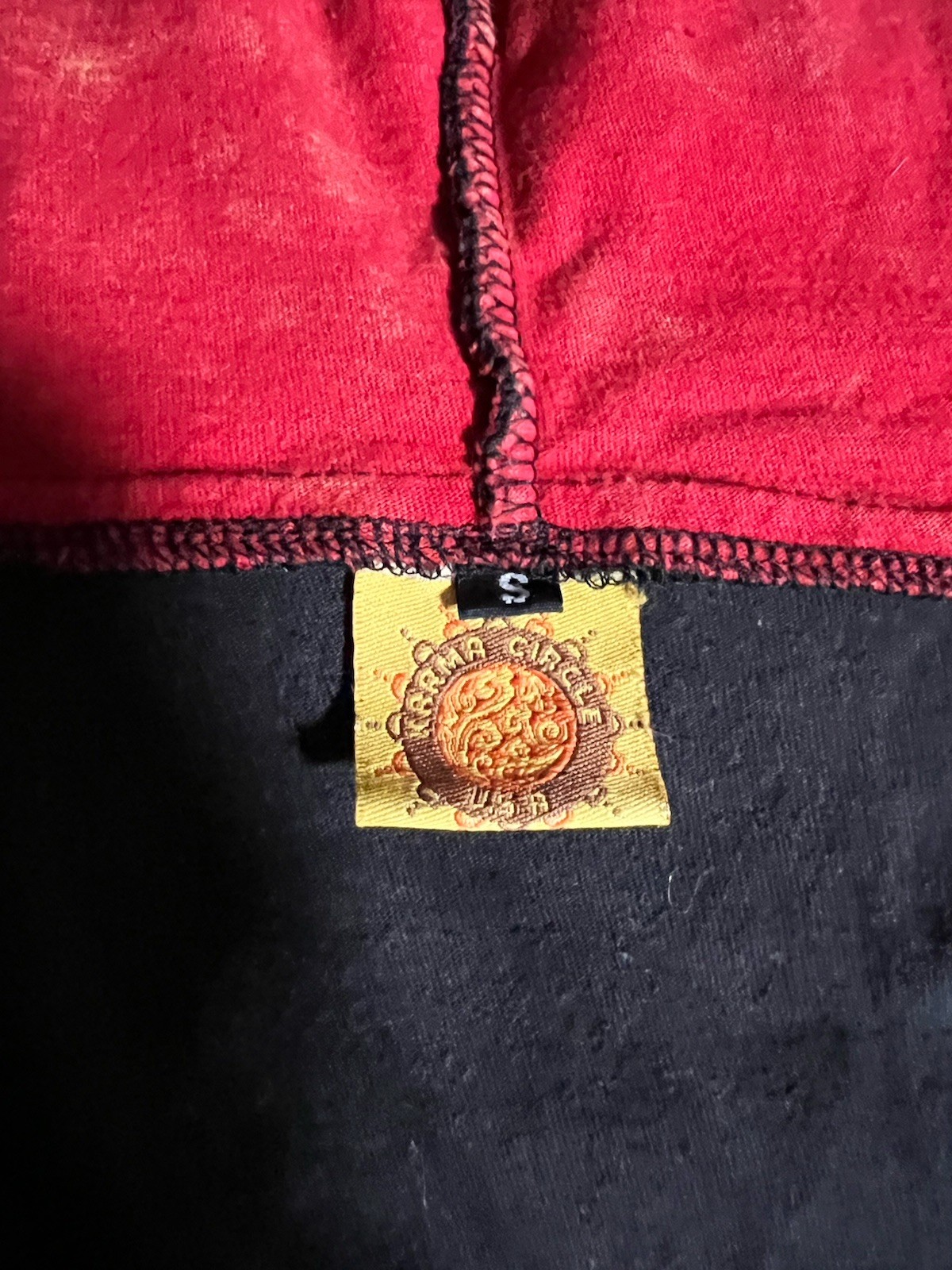 Karma Circle Hoodie Smal Jacket Patchwork Peace S… - image 5