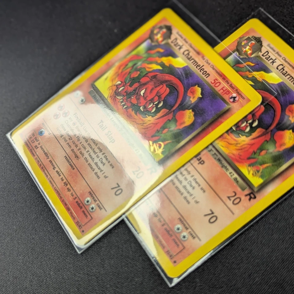 Dark Charmeleon 32/82 [Gold W Stamp] Team Rocket Promo Stamped [LP] Pokemon TCG - Imagem 4 de 4