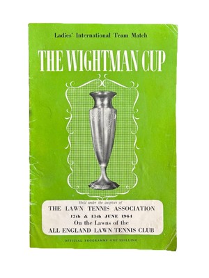 The Wightman Cup 1964 Wimbledon Programm Biilie Jean Moffitt / Billie Jean King