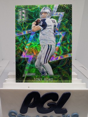 2016 Panini Spectra - Tony Romo #32 Neon Green White Jersey /25