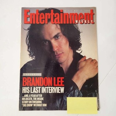 Entertainment Weekly Magazine: Brandon Lee His Last Interview May 1994 The Crow