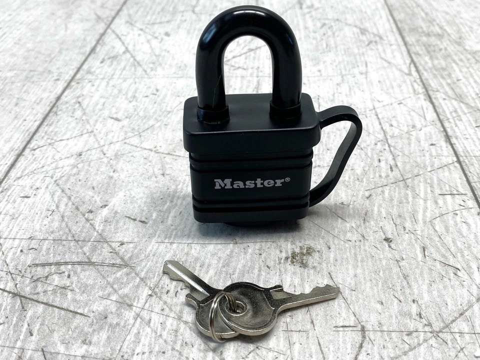 Cadenas Master Lock Weather Tough en version noire, 40 mm 7804EUR - Photo 4/4