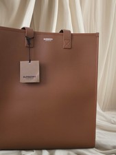 Burberry Medium Leather Book Tote Bag