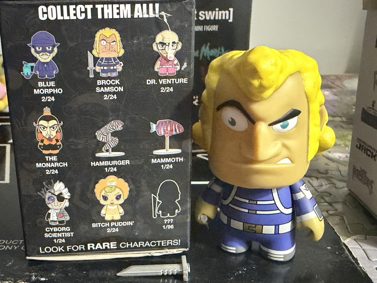 Kidrobot Adult Swim Vinyl Figures Sealab 2021 & Venture Bros Brock