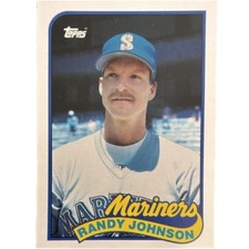 1989 Topps Traded Randy Johnson RC #57T Base Set Seattle Mariners