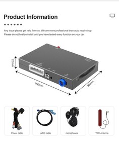 Wireless Carplay for Land Rover Jaguar Bosch Discovery 4 Aurora Freelander 2 XE