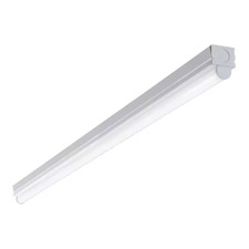 4 Ft. 1-Light Linear White Integrated LED Ceiling Strip Light with 2100 Lumens,