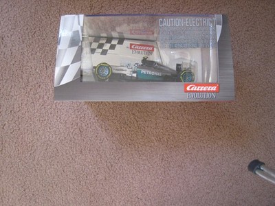 Carrera Evolution Mercedes Benz F1 W05 Hybrid N. Rosberg #6  1/32 Slot Car