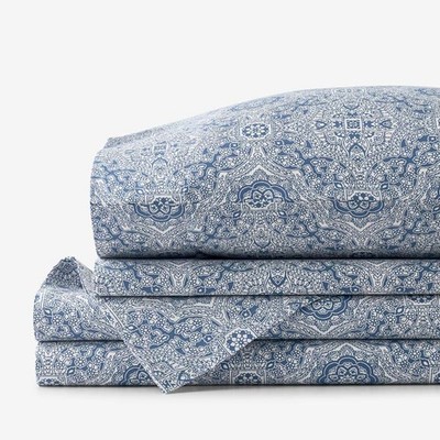 VILLA D ASCOLI Floral Tapestry Premium Smooth Sateen Bed Sheet Set 