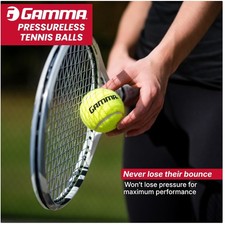 Tennis Practice Balls - Pressureless - High-Vis Felt - 48/75