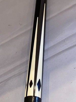 HUEBLER Cue Stick - Ebony and Ivory - Vintage Cue Stick | eBay