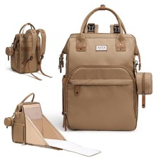 Diaper Bag Backpack, Multifunction Diaper Bag with Changing Station, Stylish ...