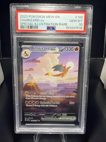 PSA 10 Charizard ex 199/165 Sv: Scarlet & Violet 151 Holo