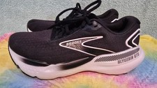 Brooks Glycerin GTS 21 Women s 7.5 B Black White Running Shoes 1204091B090