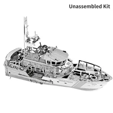 1/100 3D Metal Lifeboat Model Military Ship Collection Display Unassembled Kit