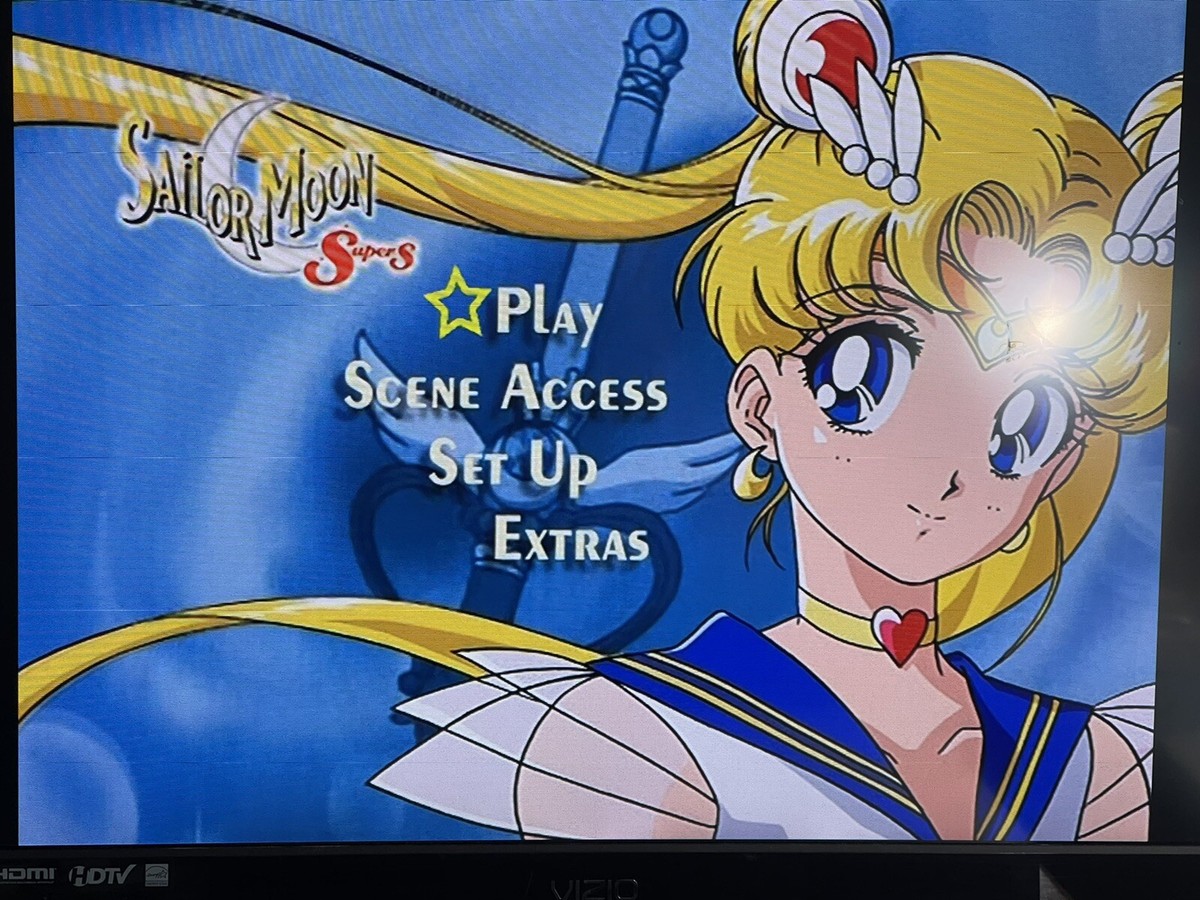 Sailor Moon Complete 7 Set DVD Super S Pegasus Collection. Uncut
