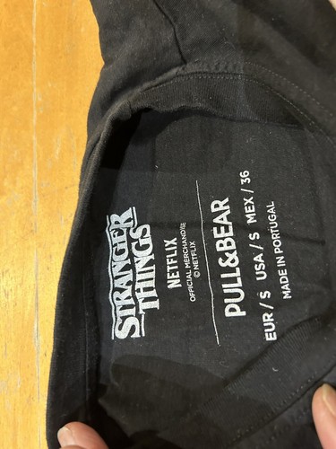 Netflix Pull and Bear T Shirt Stranger Things size small - Picture 2 of 3