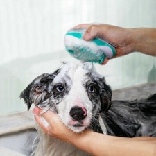 Pet Bath Brush Shampoo Washing Massage Shower Hair Removal Comb Cleaning Tool