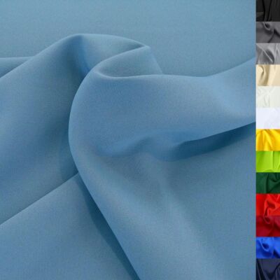 atlantik- / tauben blau Deko Multistoff Kleidung Stoff Allround Meterware Tolko