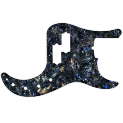 Fender 2019 American Ultra Precision Bass black abalone