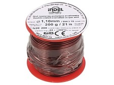 DN2E110-200G Winding Wire Double Enamelled 11mm 200g -65-200°C Core: Cu INDEL