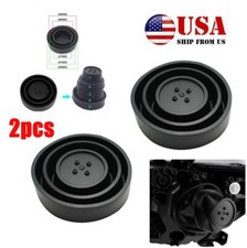 2PCS Car Headlight LED HID Lamp rubber housing Sealed Cap Dust Cover 55MM-95MM