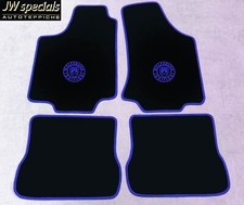 Autoteppich Fußmatten für VW Golf 4 Cabrio Wolfsburg Edition blau 1999-02 Velour