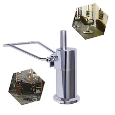 440 lbs Replacement Hydraulic Pump Barber Chair Beauty Salon Heavy Duty Sliver