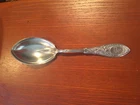 Gorham Whiting Arabesque Sterling  #19 Berry Spoon Light Gold Wash 7 1/2 INCHES