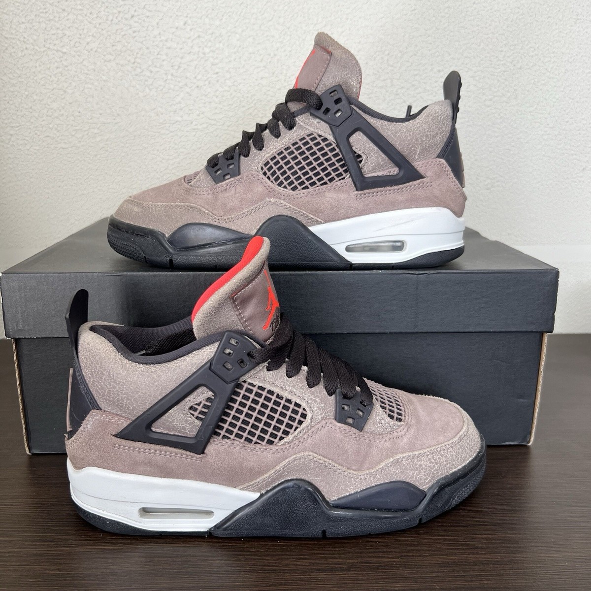 Nike Air Jordan 4 Retro Taupe Haze GS DJ6249-200 Size US 4.5Y LEGIT CHECKED | eBay