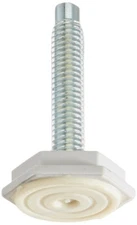 Genuine OEM Whirlpool FSP W10245373 Washer & Dryer Leveling Leg Silver White