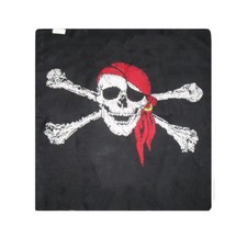 Wholesale Lot 3 22"x22" Jolly Roger Pirate Redhat skull and bones 1 Bandana