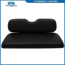 For EZGO TxT,ST,ST Sport,Valor models Black Golf Cart Rear Seat Cushion Set