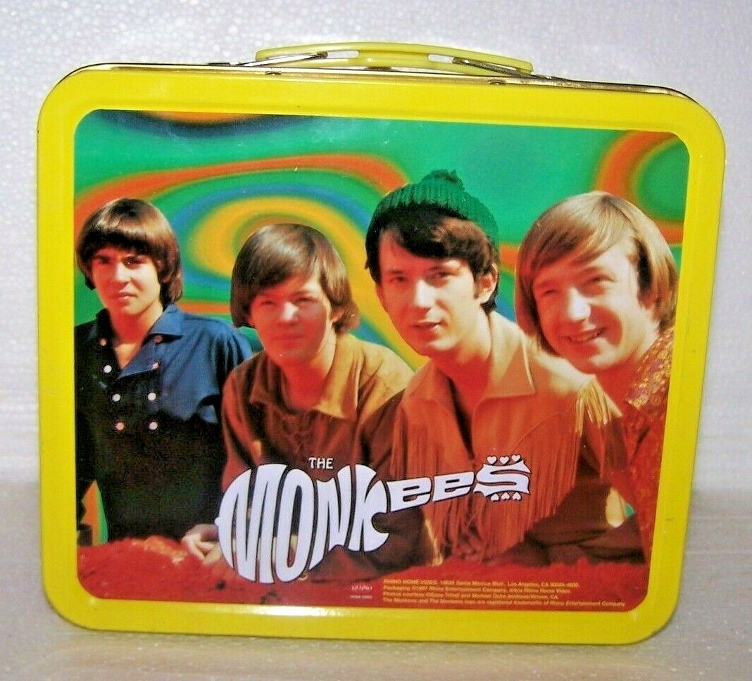 VINTAGE 1997 Rhino MONKEES LUNCHBOX-all original with VHS Video