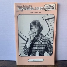 NOSTALGIA DIGEST and RADIO GUIDE MAGAZINE Eve Arden June - July 1988