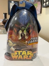 Star Wars Yoda Firing Cannon #3 Revenge Of The Sith ROTS Action Figure 2005 