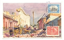 GUATEMALA 1927 PPC = TO HOLLAND -F/VF @18