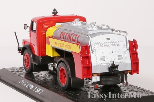 IFA S 4000-1 SW 7 camiones Minol servicio de aceite rojo/amarillo/plata Atlas 1:43 NUEVO 7 167 107 - Imagen 4 de 5