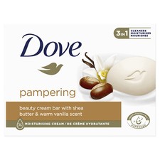 10X DOVE Pampering Soap With Shea Butter & Warm Vanilla Scent (10 bars)