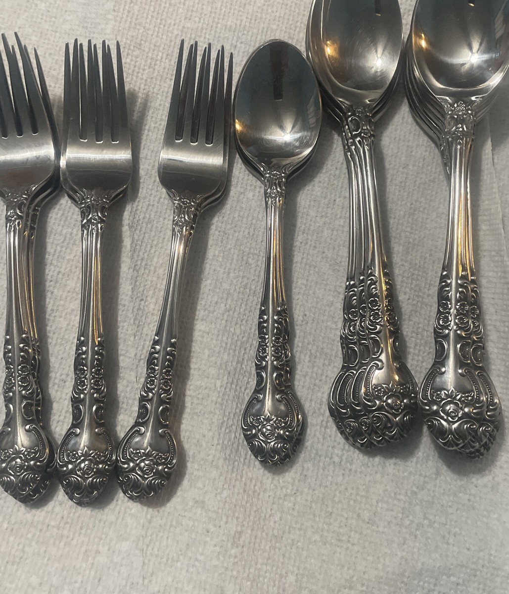 Lot Of 23 japan national stainless sonora 9 forks and 14 spoons | eBay