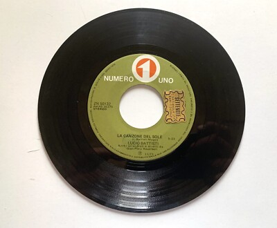 45 GIRI LUCIO BATTISTI LA CANZONE DEL SOLE ANCHE PER TE 1971