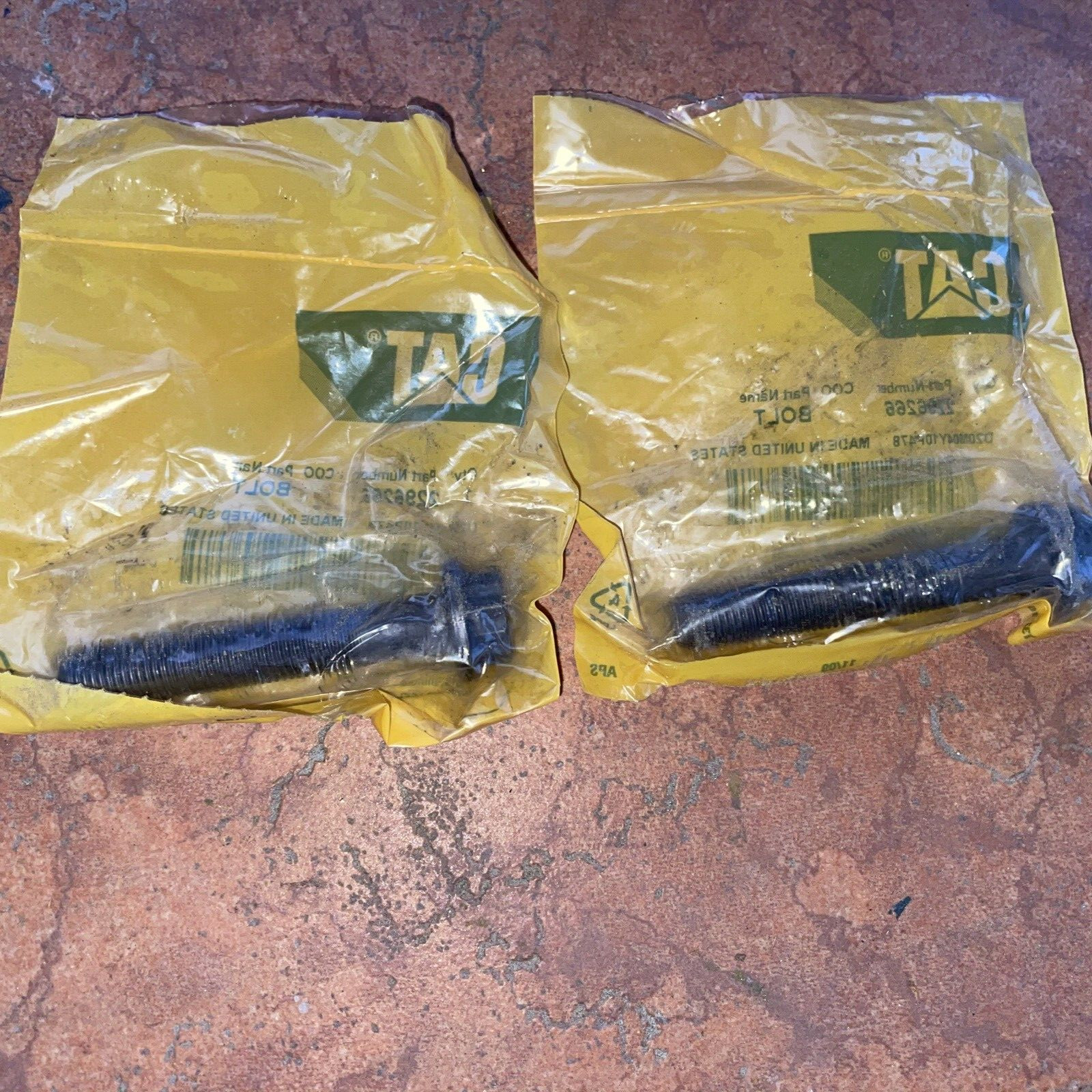 Set Of 2 Bolts Caterpillar CAT 229-6266 Connecting Rod Bolts 2296266