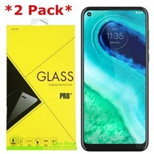2-Pack Premium Tempered Glass Screen Protector For Motorola Moto G Fast