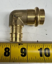 3/4" Webstone H-1683W Forged Brass 90° Transition Elbow Fitting Press x Pex LF