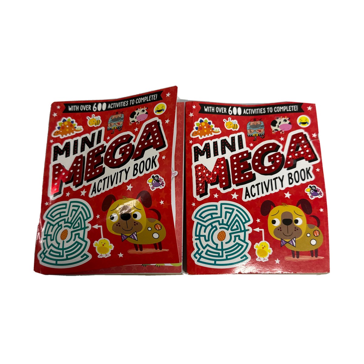 Activity book 新品未使用 Mini Mega Activity Book 600 Activities Minor Issues-read (Set of 2