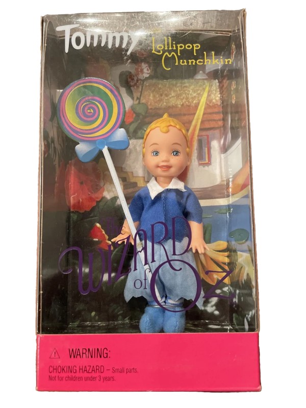 1999 MATTEL Barbie Kelly TOMMY Doll as LOLLIPOP MUNCHKIN The WIZARD of OZ