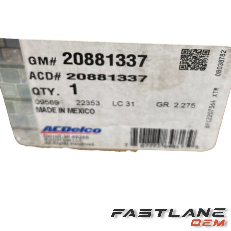 2007-2014 CADILLAC ЭСКАЛАДА/GMC SIERRA ГЕНЕРАТОР ПЕРЕМЕННОГО ТОКА НОВЫЙ OEM 20881337 - Изображение 3 из 4