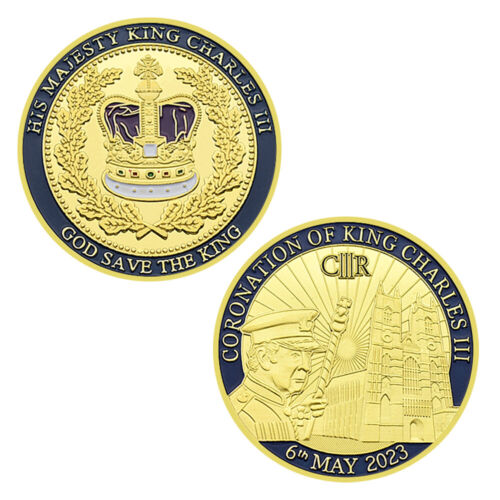 2023 British King Charles III Coronation Crown Commemorative Coin Collection - Picture 2 of 15