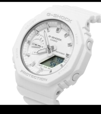 Casio G-SHOCK GMA-S2100-7AER White Resin Case Band - Unisex Wristwatch